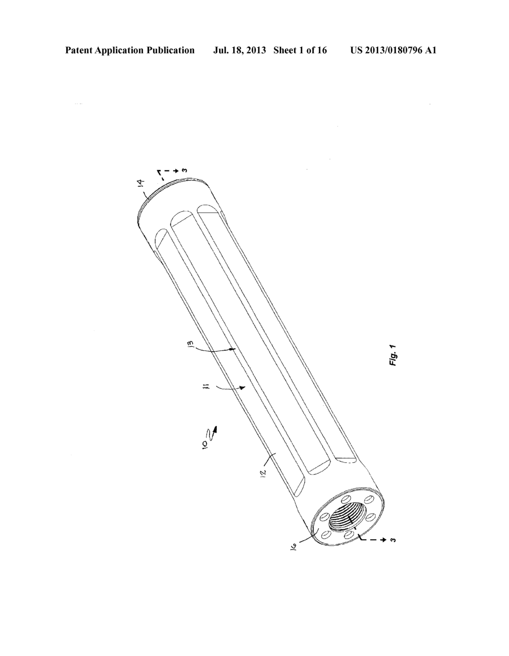 FIREARM SOUND SUPPRESSOR WITH INNER SLEEVE - diagram, schematic, and image 02