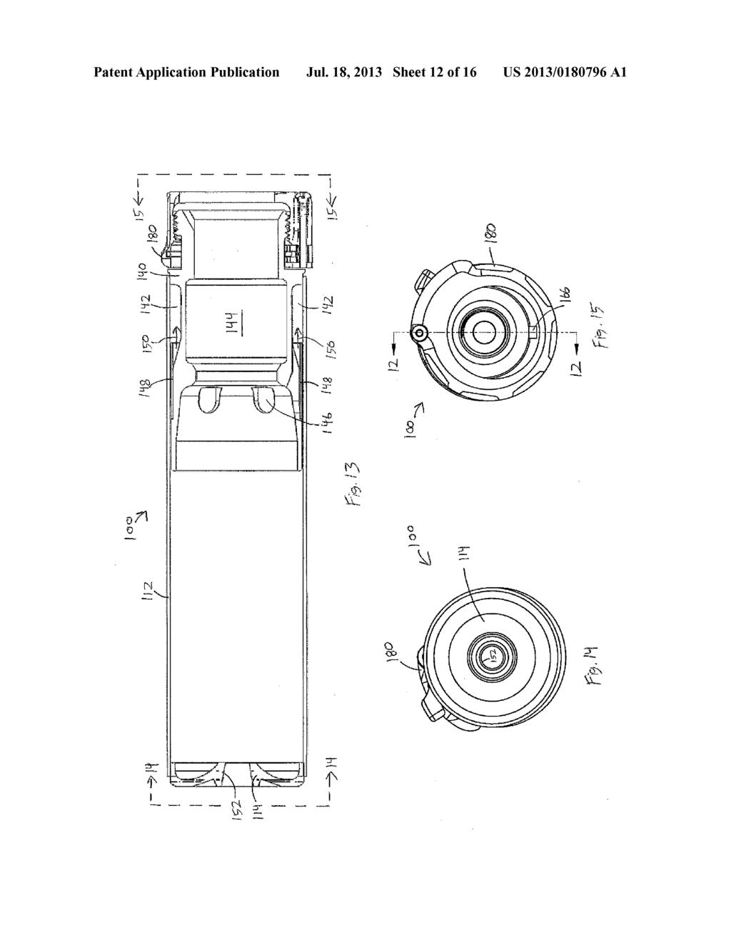 FIREARM SOUND SUPPRESSOR WITH INNER SLEEVE - diagram, schematic, and image 13