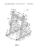 APPARATUS FOR SUPPORTING AND DISPLAYING CONSTRUCTION SHEET MATERIAL diagram and image