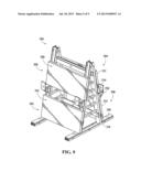 APPARATUS FOR SUPPORTING AND DISPLAYING CONSTRUCTION SHEET MATERIAL diagram and image