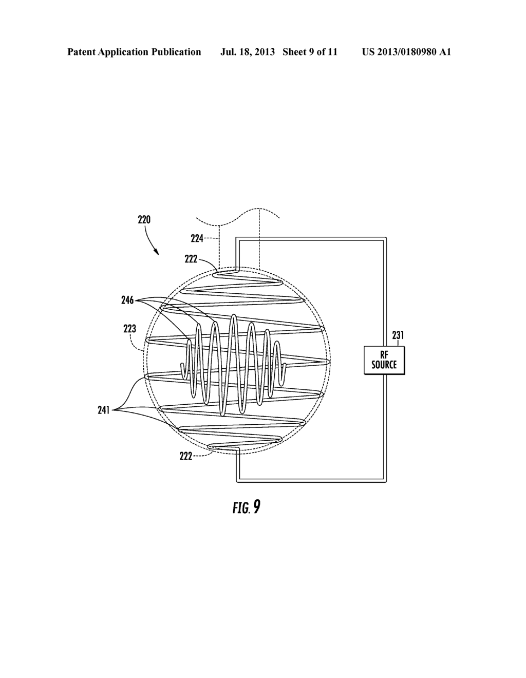 ELECTROMAGNETIC OVEN INCLUDING SPIRALLY WOUND ELECTRICAL CONDUCTOR AND     RELATED METHODS - diagram, schematic, and image 10