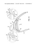 PULLOVER GARMENT HANGER ASSEMBLY HAVING HANDLE WITH FLEXIBLE TIP diagram and image