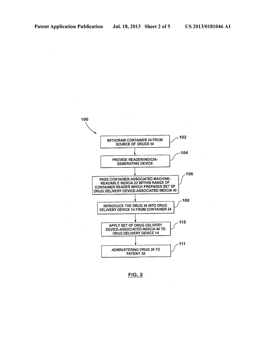 APPARATUS, SYSTEM AND METHOD FOR TRACKING DRUGS DURING A REPACKAGING AND     ADMINISTERING PROCESS - diagram, schematic, and image 03