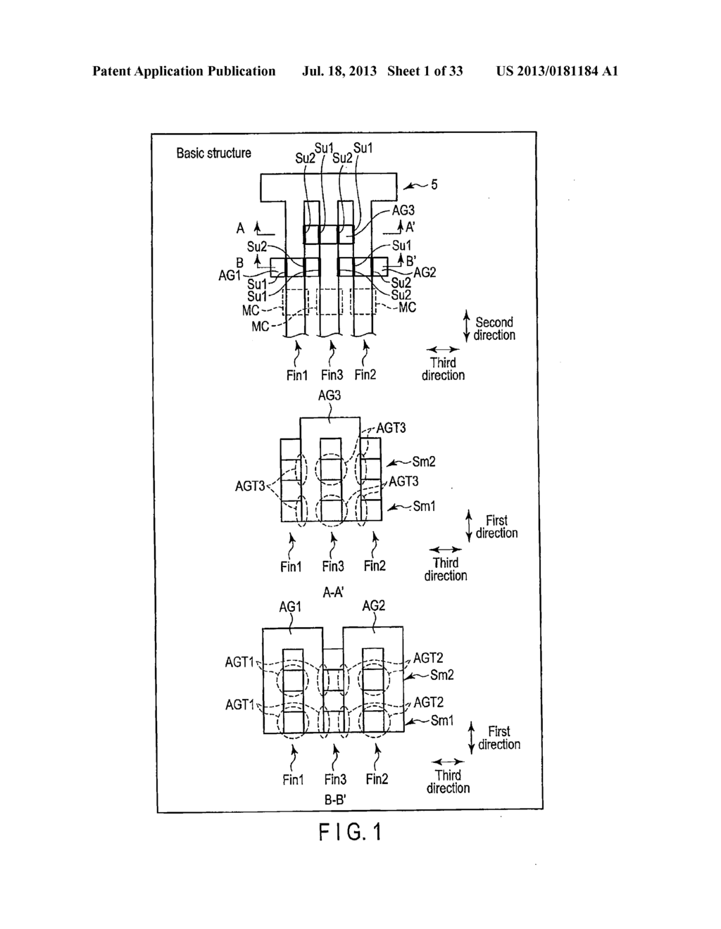 NONVOLATILE SEMICONDUCTOR MEMORY DEVICE AND METHOD OF MANUFACTURING THE     SAME - diagram, schematic, and image 02