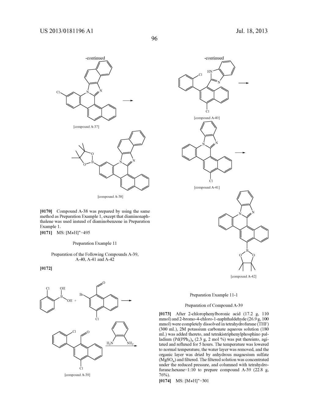 COMPOUNDS AND ORGANIC ELECTRONIC DEVICE USING THE SAME - diagram, schematic, and image 102