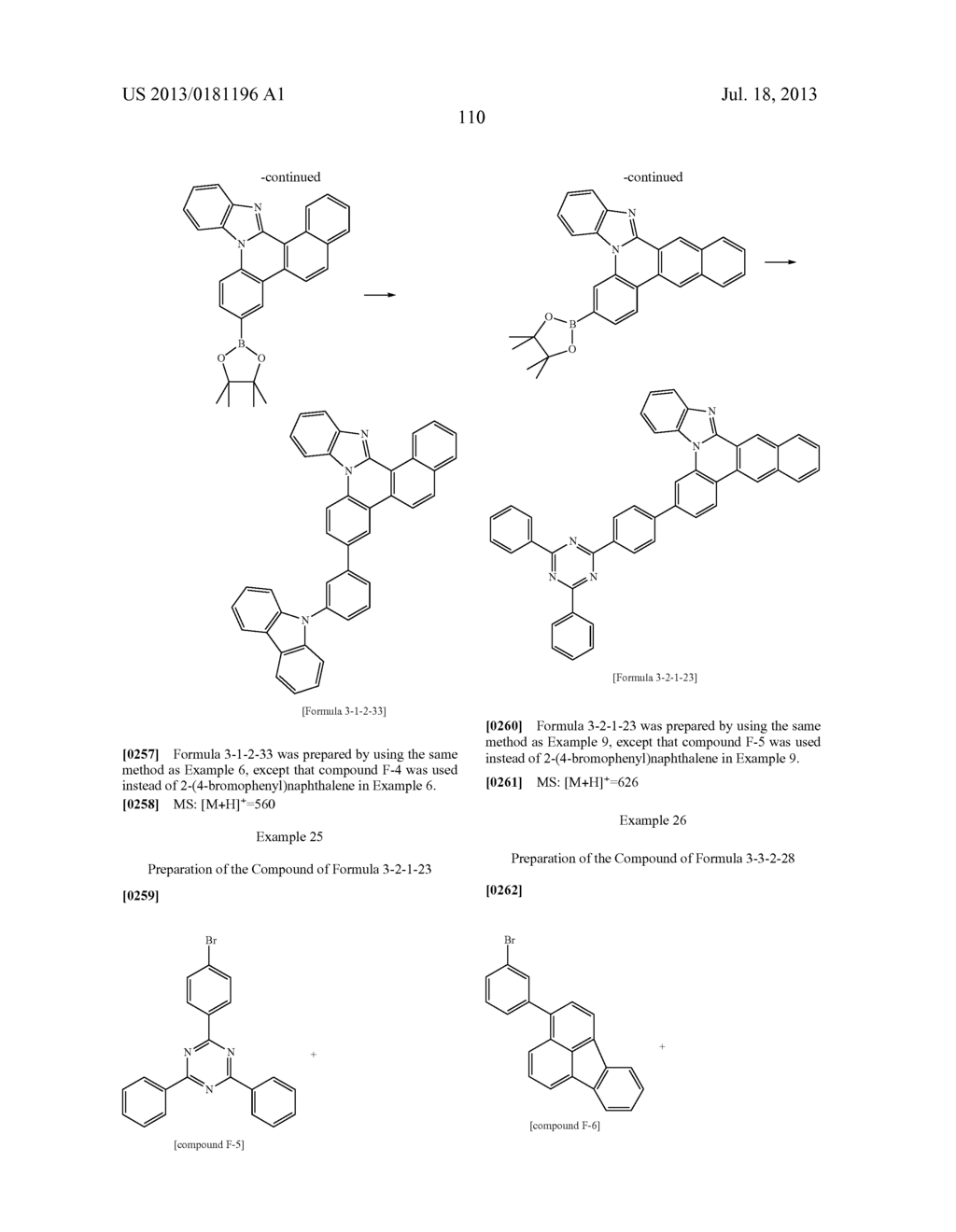 COMPOUNDS AND ORGANIC ELECTRONIC DEVICE USING THE SAME - diagram, schematic, and image 116