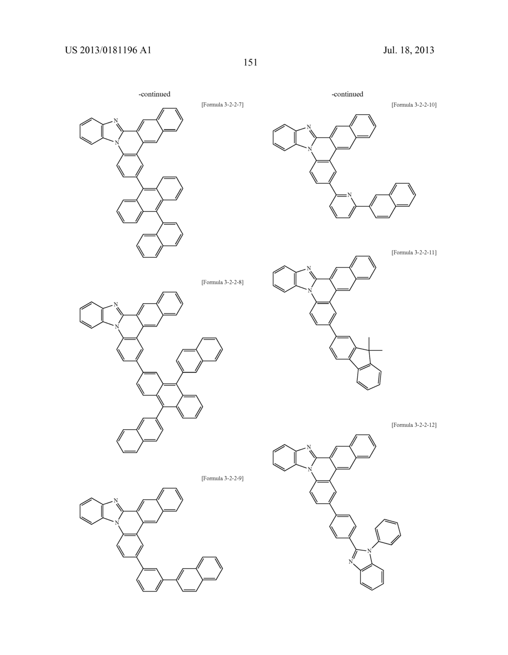 COMPOUNDS AND ORGANIC ELECTRONIC DEVICE USING THE SAME - diagram, schematic, and image 157