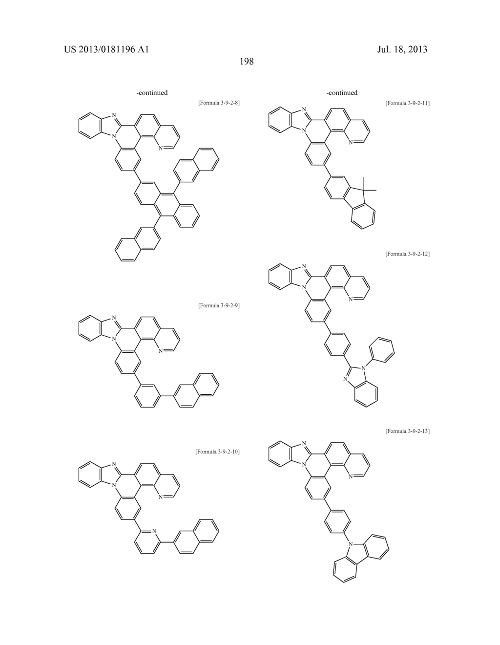 COMPOUNDS AND ORGANIC ELECTRONIC DEVICE USING THE SAME - diagram, schematic, and image 204