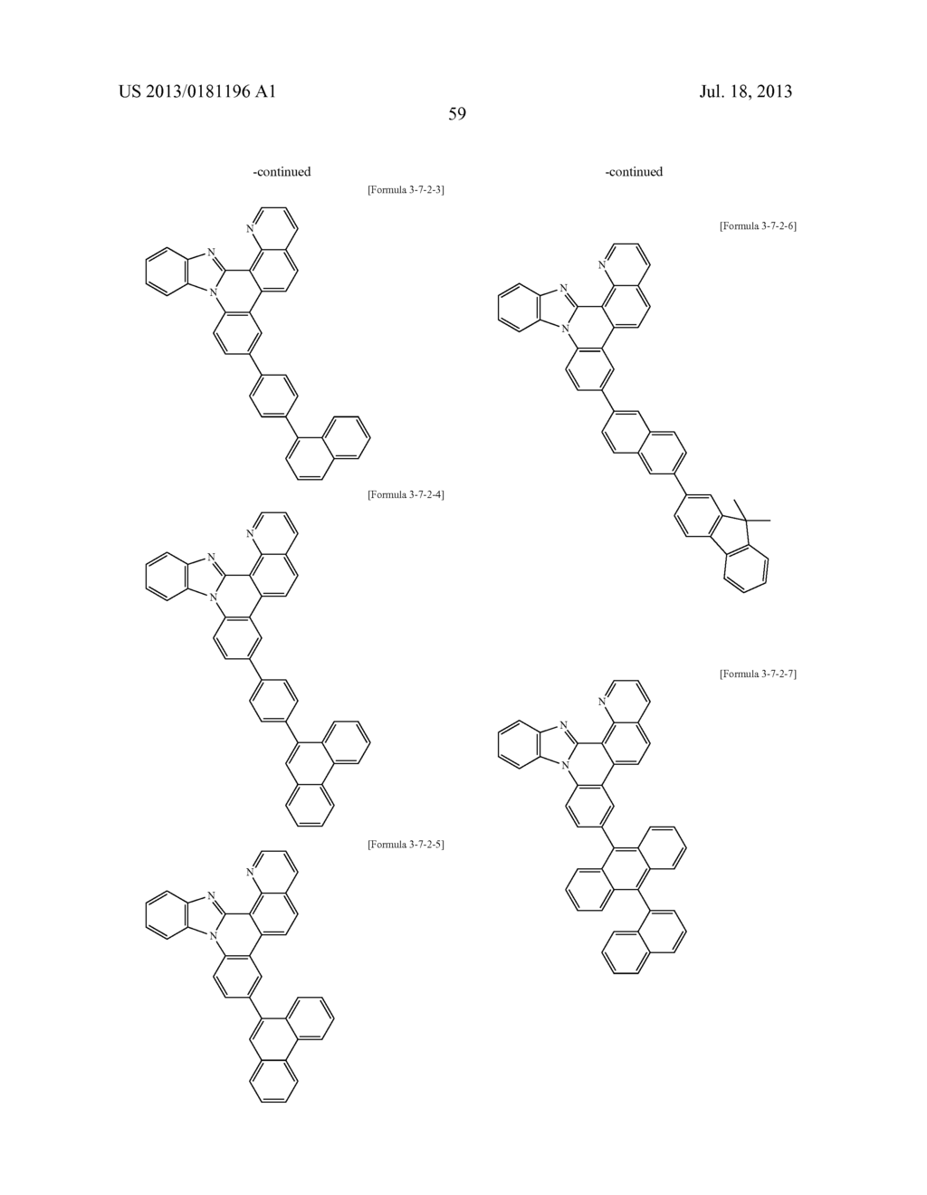 COMPOUNDS AND ORGANIC ELECTRONIC DEVICE USING THE SAME - diagram, schematic, and image 65