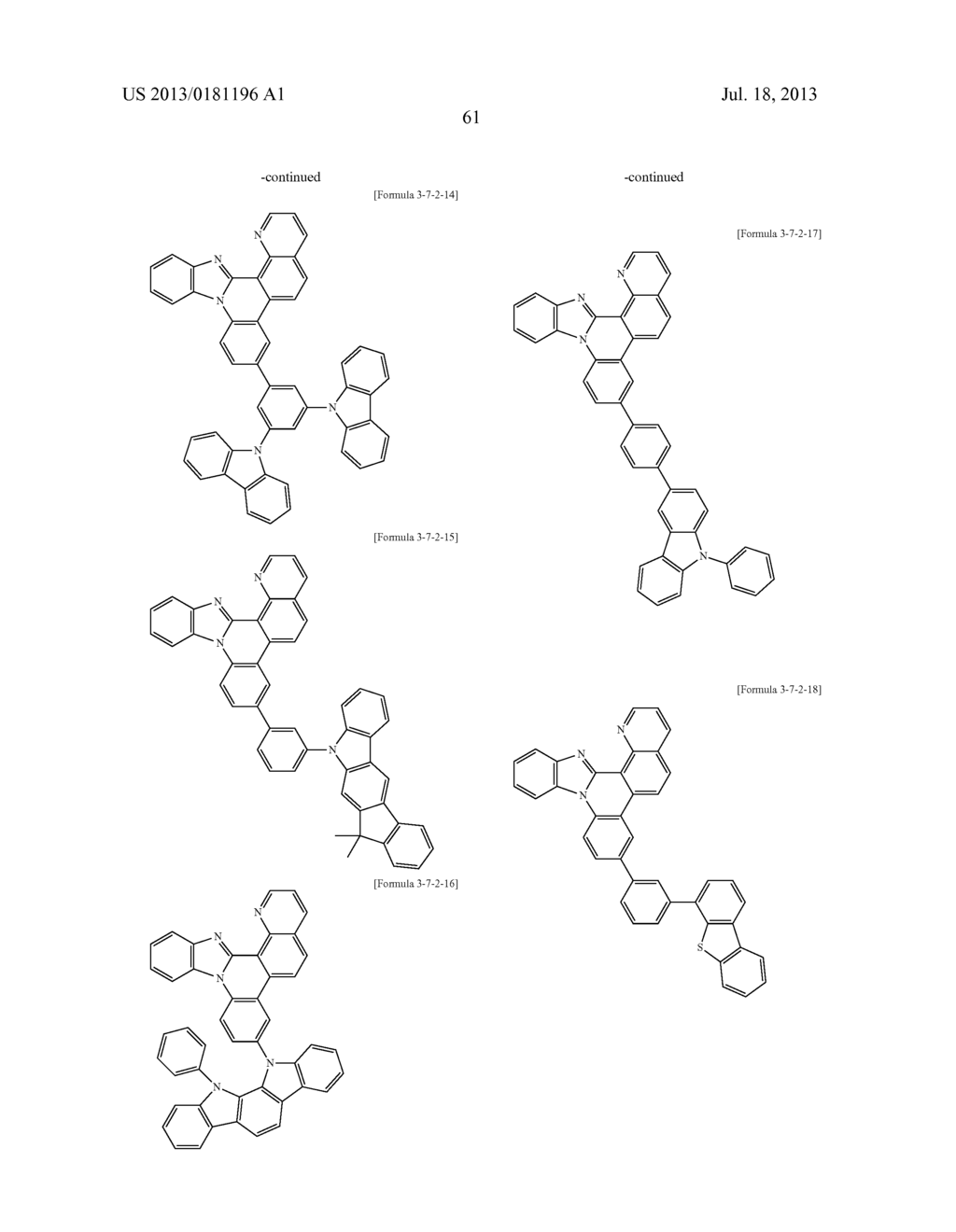 COMPOUNDS AND ORGANIC ELECTRONIC DEVICE USING THE SAME - diagram, schematic, and image 67