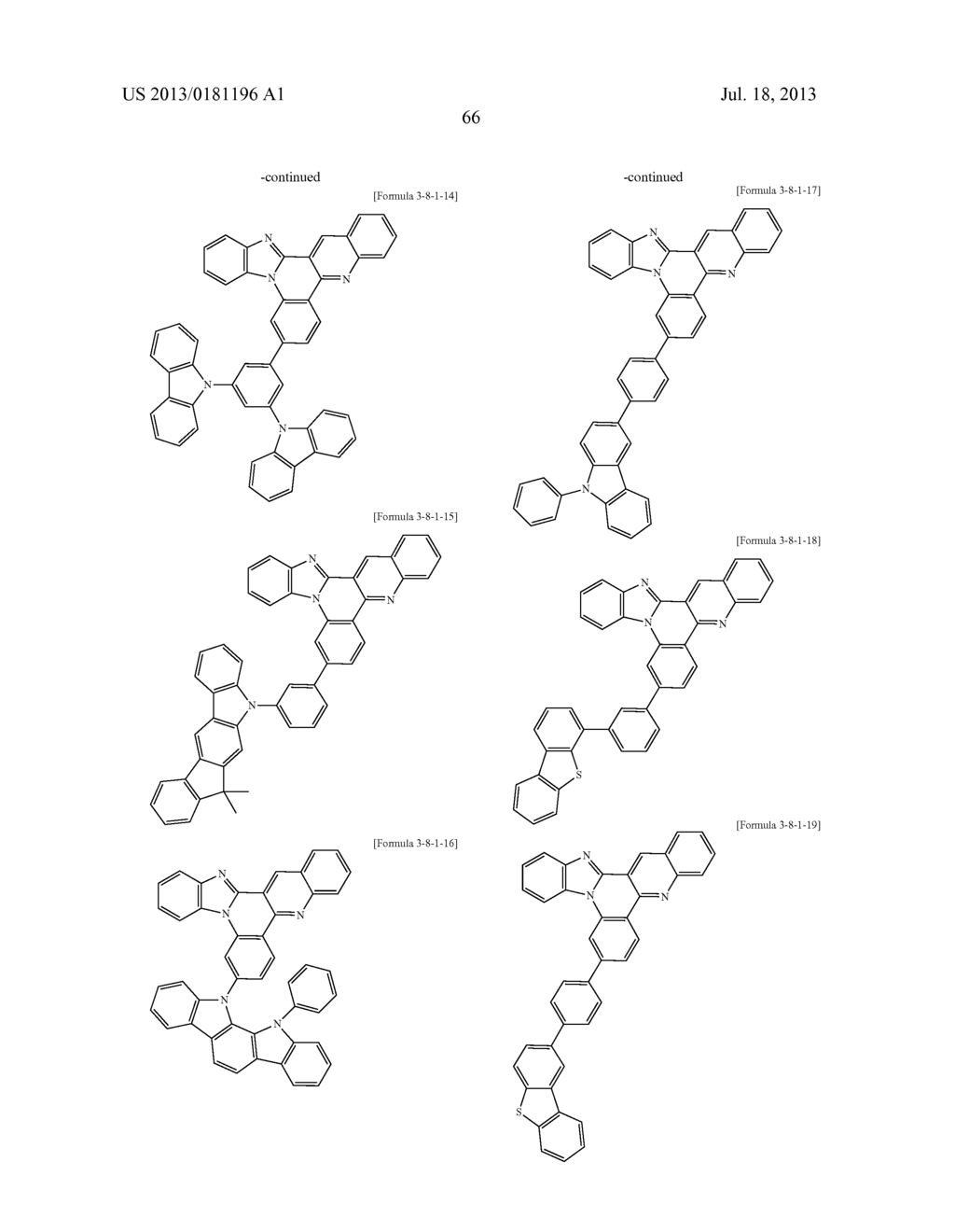 COMPOUNDS AND ORGANIC ELECTRONIC DEVICE USING THE SAME - diagram, schematic, and image 72