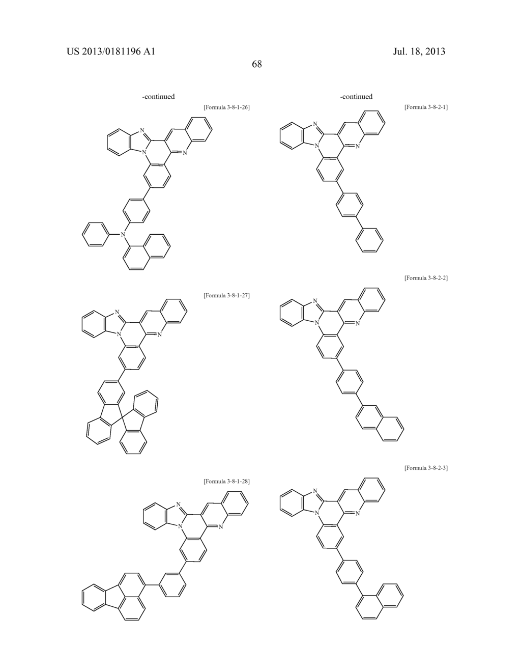 COMPOUNDS AND ORGANIC ELECTRONIC DEVICE USING THE SAME - diagram, schematic, and image 74