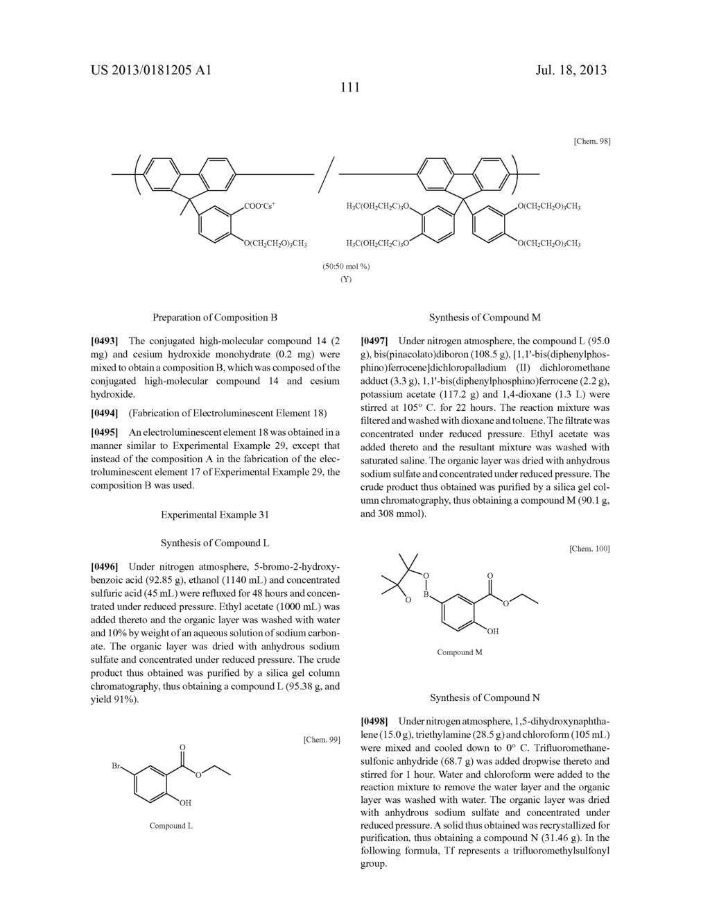 ORGANIC EL ELEMENT - diagram, schematic, and image 114