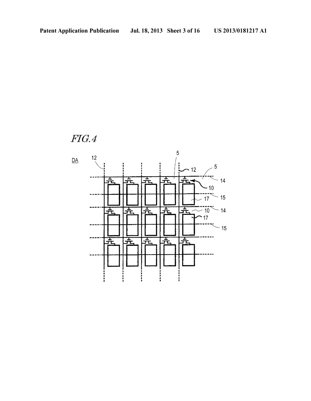 SEMICONDUCTOR DEVICE, DISPLAY DEVICE, AND METHOD FOR MANUFACTURING     SEMICONDUCTOR DEVICE AND DISPLAY DEVICE - diagram, schematic, and image 04