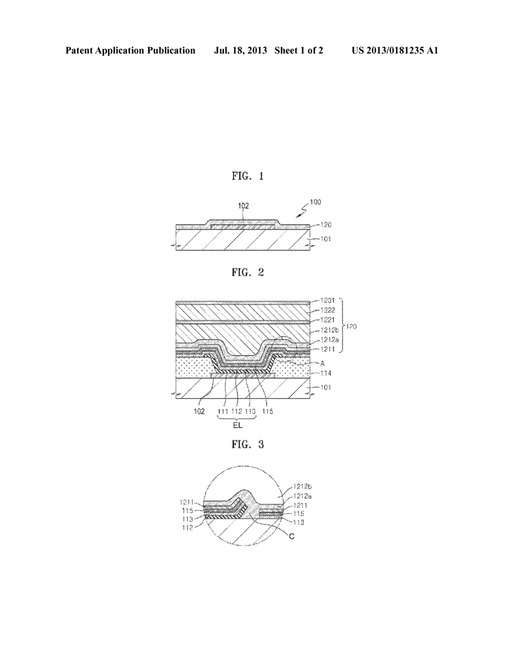 Organic Light-Emitting Display Device and Method of Manufacturing the Same - diagram, schematic, and image 02