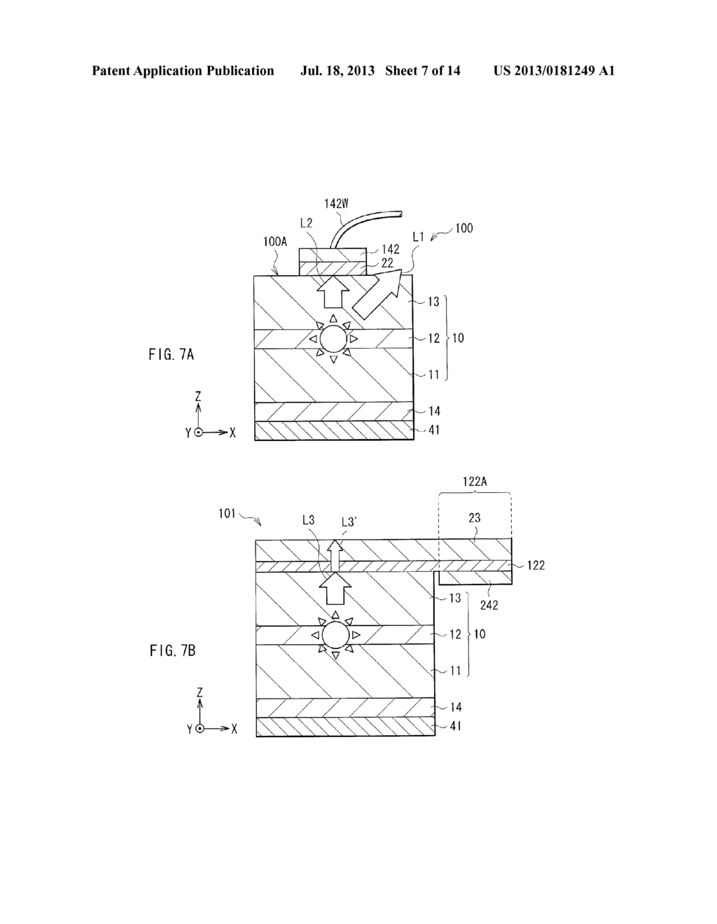 LIGHT EMITTING DEVICE AND METHOD OF MANUFACTURING THE SAME, AND LIGHT     EMITTING UNIT - diagram, schematic, and image 08