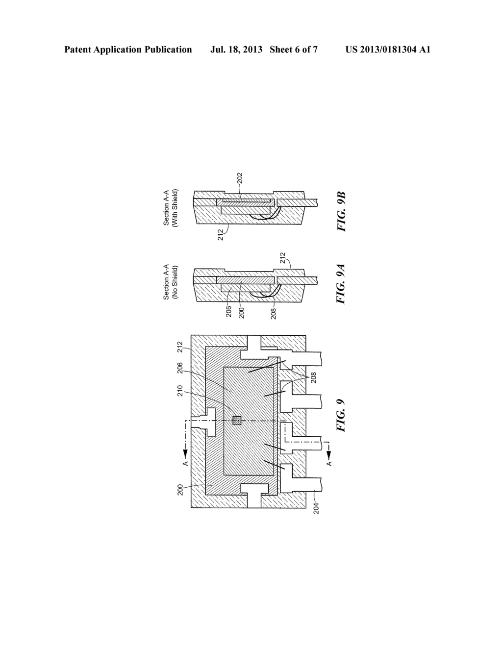 METHODS AND APPARATUS FOR MAGNETIC SENSOR HAVING NON-CONDUCTIVE DIE PADDLE - diagram, schematic, and image 07