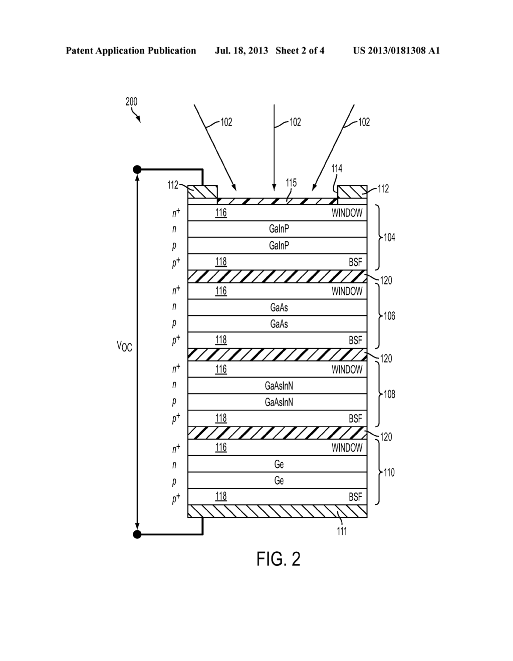 METHODS OF FABRICATING DILUTE NITRIDE SEMICONDUCTOR MATERIALS FOR USE IN     PHOTOACTIVE DEVICES AND RELATED STRUCTURES - diagram, schematic, and image 03