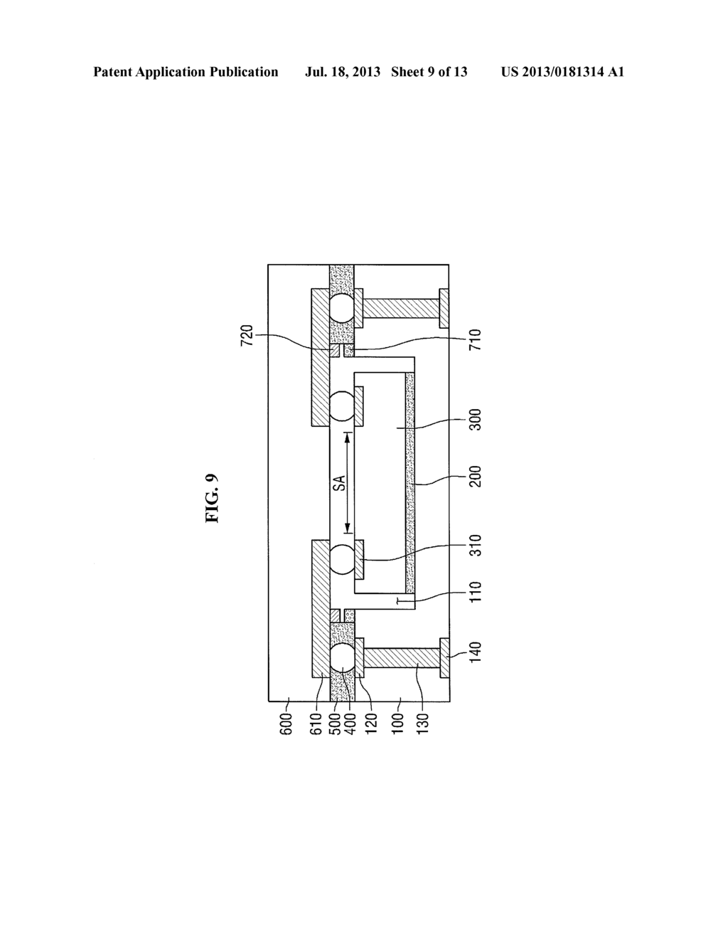 SEMICONDUCTOR PACKAGE AND METHOD FOR FABRICATING THE SAME - diagram, schematic, and image 10