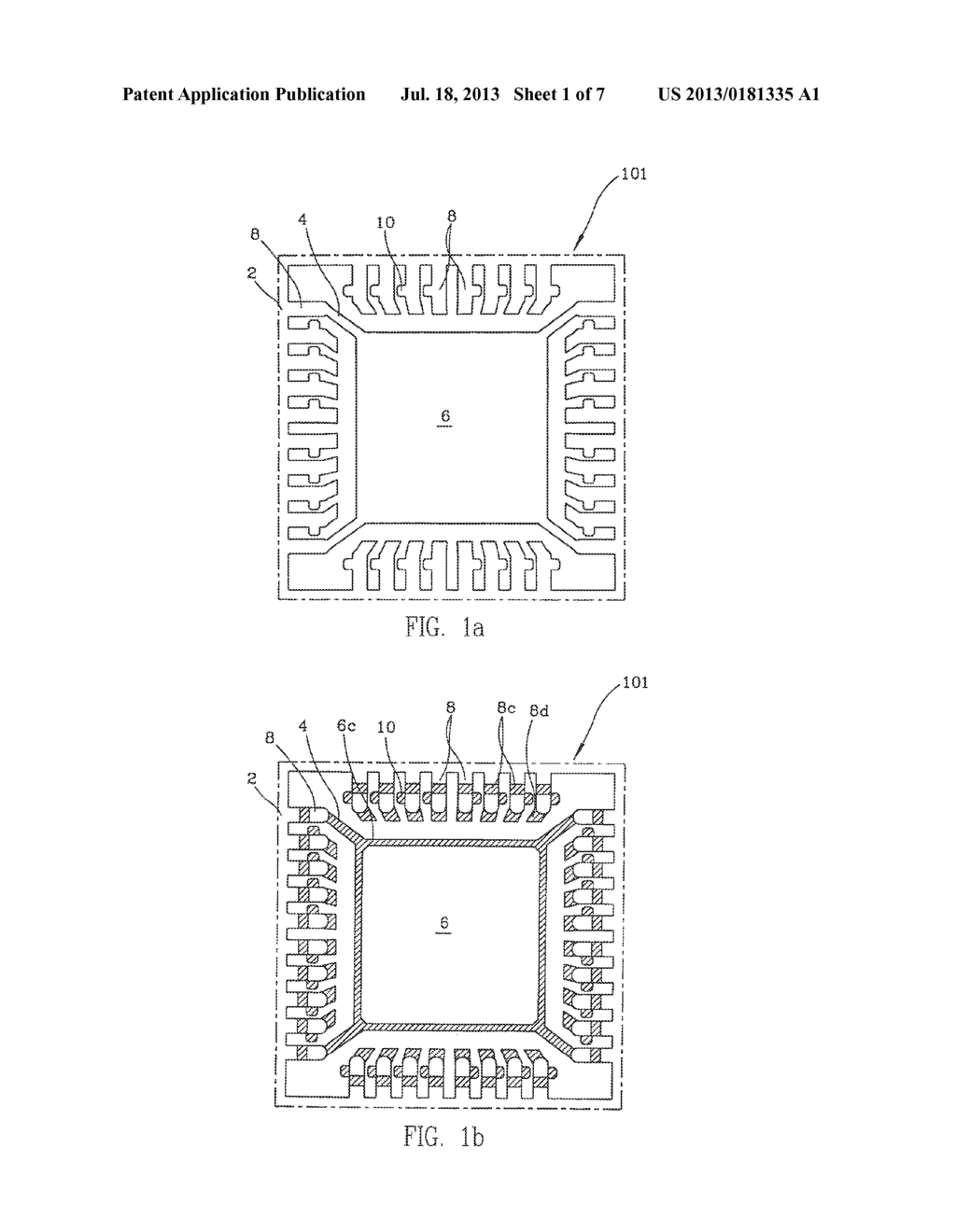 LEADFRAME AND SEMICONDUCTOR PACKAGE MADE USING THE LEADFRAME - diagram, schematic, and image 02