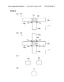 SEMICONDUCTOR DEVICE INCLUDING A FIRST WIRING HAVING A BENDING PORTION A     VIA diagram and image