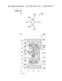 SEMICONDUCTOR DEVICE INCLUDING A FIRST WIRING HAVING A BENDING PORTION A     VIA diagram and image