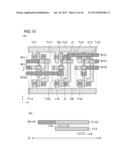 SEMICONDUCTOR DEVICE INCLUDING A FIRST WIRING HAVING A BENDING PORTION A     VIA diagram and image