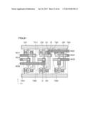 SEMICONDUCTOR DEVICE INCLUDING A FIRST WIRING HAVING A BENDING PORTION A     VIA diagram and image