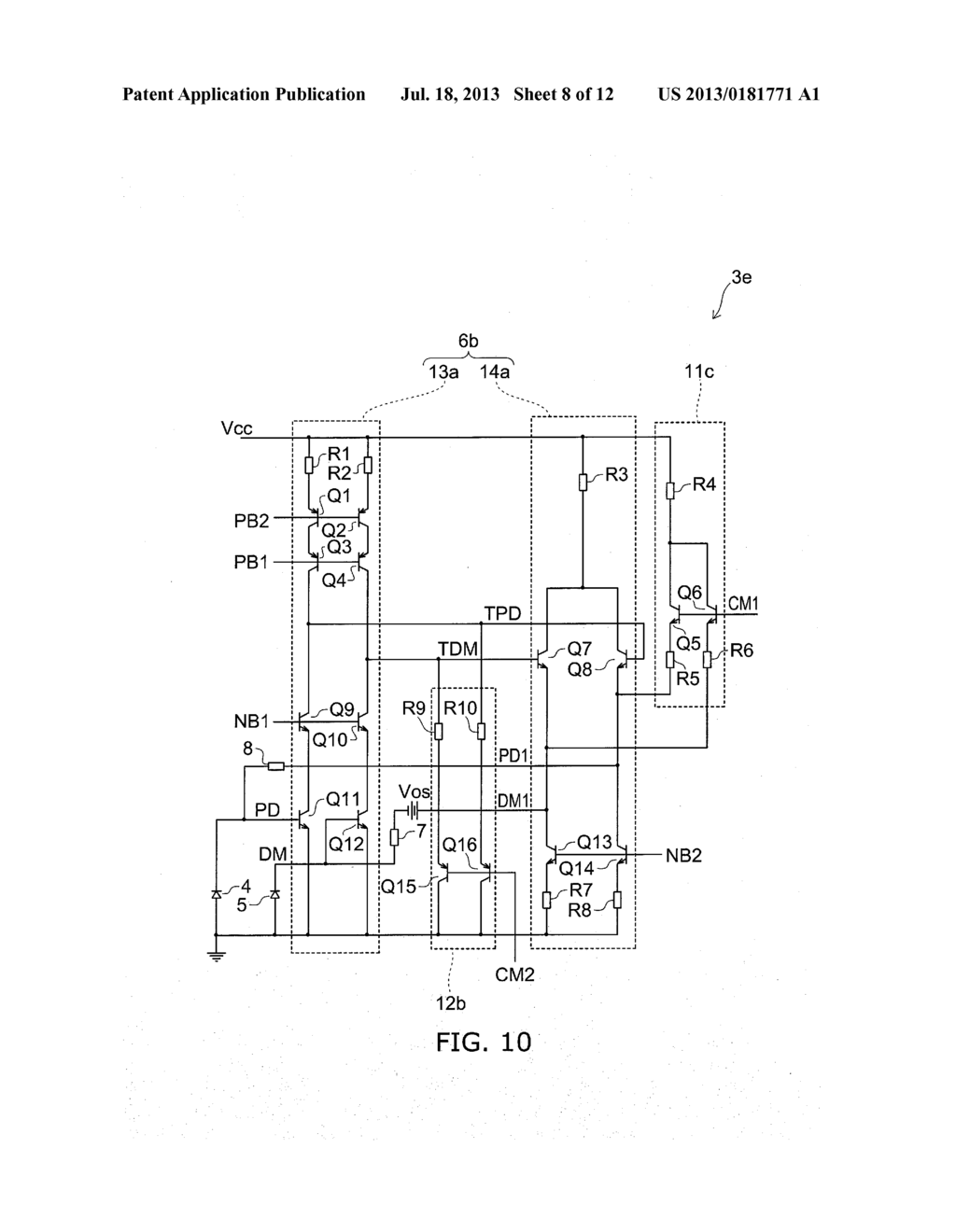 LIGHT RECEIVING CIRCUIT AND PHOTO-COUPLING TYPE INSULATED CIRCUIT - diagram, schematic, and image 09