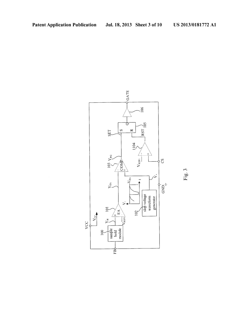 PRIMARY-SIDE FEEDBACK CONTROLLED AC/DC CONVERTER WITH AN IMPROVED ERROR     AMPLIFIER - diagram, schematic, and image 04