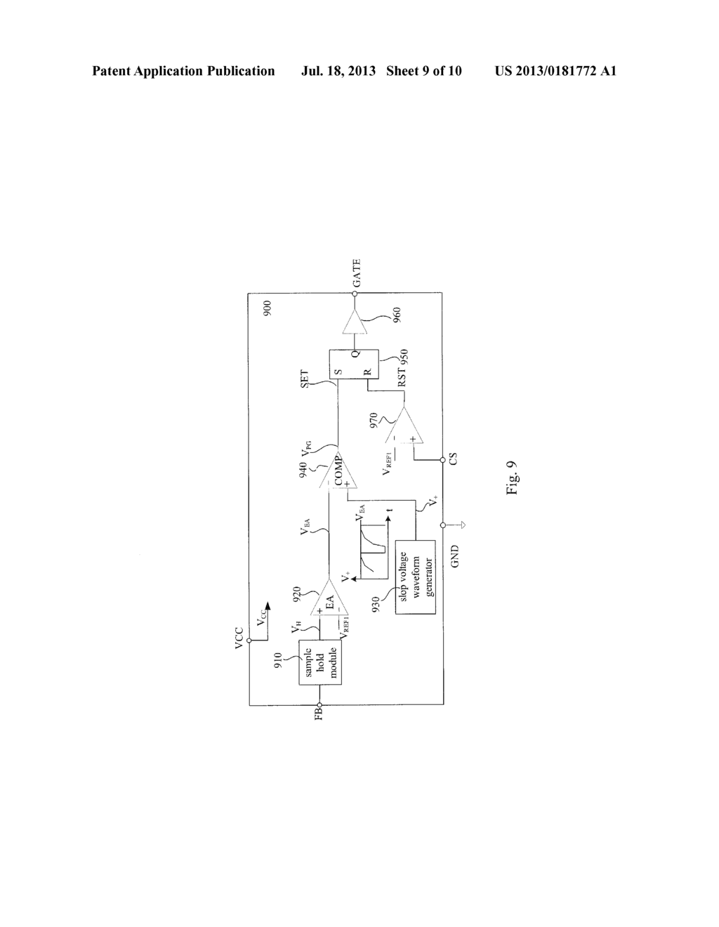 PRIMARY-SIDE FEEDBACK CONTROLLED AC/DC CONVERTER WITH AN IMPROVED ERROR     AMPLIFIER - diagram, schematic, and image 10