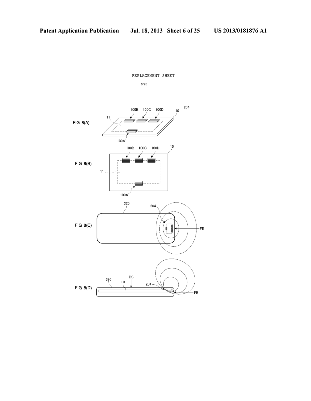 ANTENNA DEVICE AND COMMUNICATION TERMINAL APPARATUS - diagram, schematic, and image 07