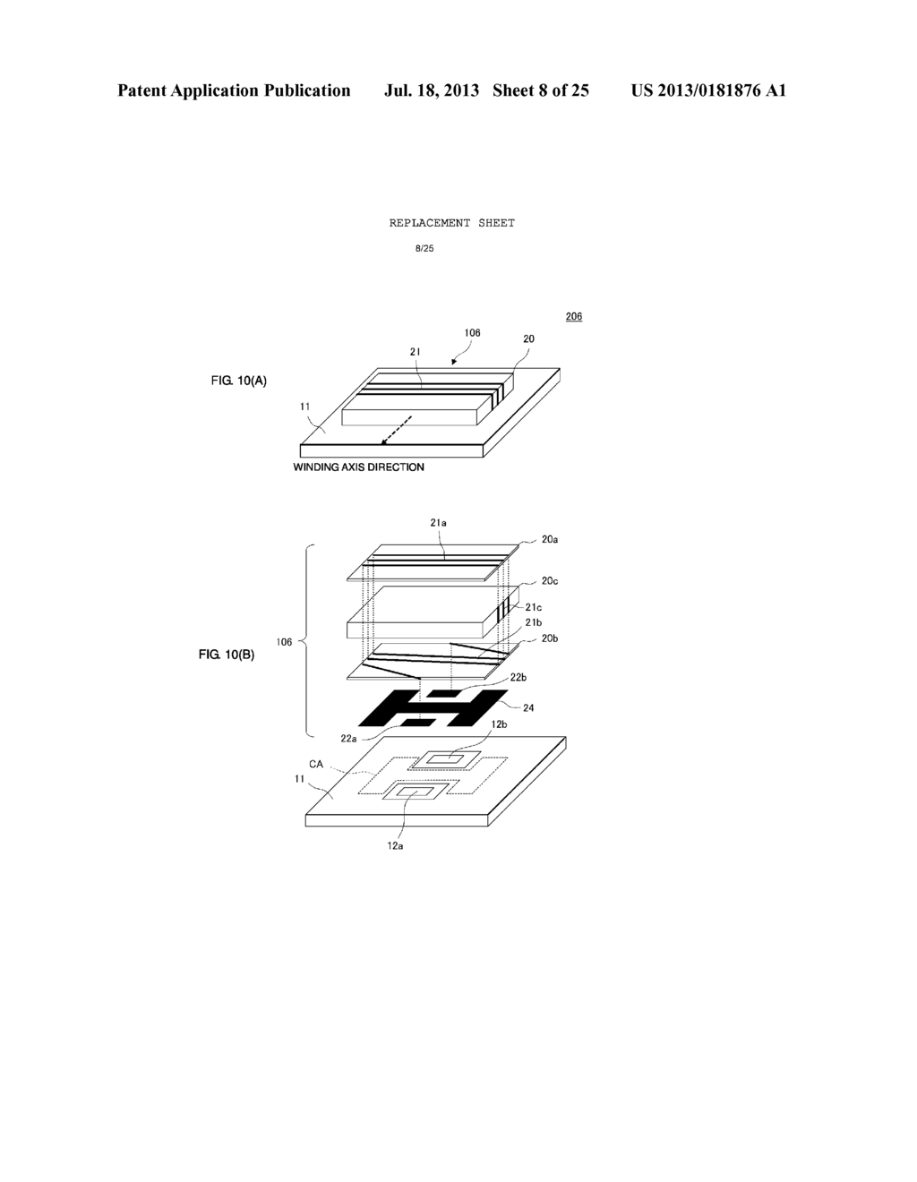 ANTENNA DEVICE AND COMMUNICATION TERMINAL APPARATUS - diagram, schematic, and image 09