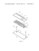 ADJUSTABLE KEYBOARD AND ELECTRONIC DEVICE EMPLOYING ADJUSTABLE KEYBOARD diagram and image