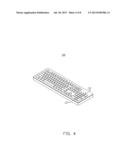 ADJUSTABLE KEYBOARD AND ELECTRONIC DEVICE EMPLOYING ADJUSTABLE KEYBOARD diagram and image