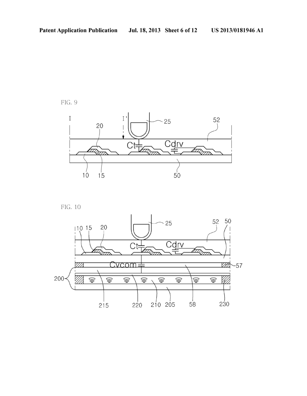 CAPACITIVE TOUCH DETECTING DEVICE AND METHOD AND CAPACITIVE TOUCH SCREEN     PANEL USING LEVEL SHIFT, AND DISPLAY DEVICE USING THE CAPACITIVE TOUCH     SCREEN PANEL - diagram, schematic, and image 07