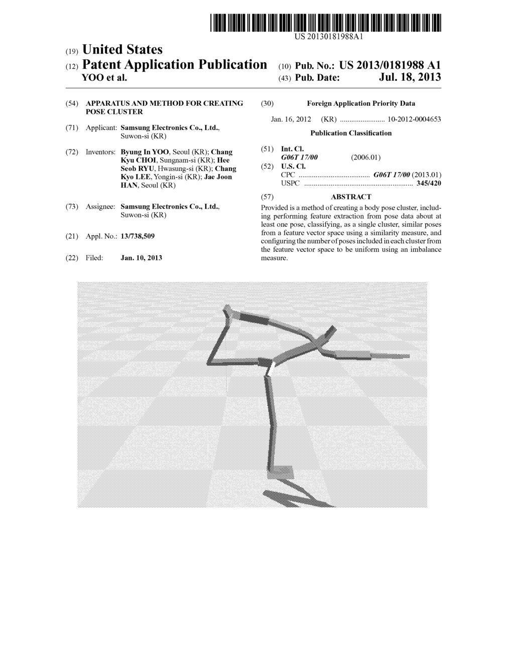 APPARATUS AND METHOD FOR CREATING POSE CLUSTER - diagram, schematic, and image 01