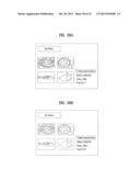 METHOD FOR PRODUCING ADVERTISEMENT CONTENT USING A DISPLAY DEVICE AND     DISPLAY DEVICE FOR SAME diagram and image