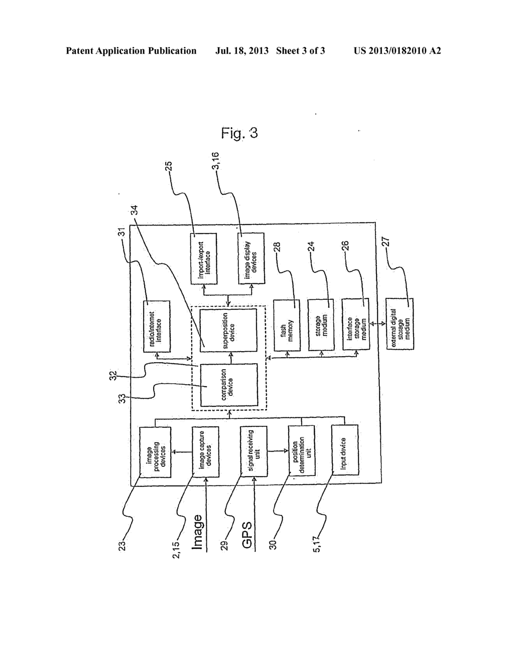 DEVICE FOR CAPTURING AND DISPLAYING IMAGES OF OBJECTS, IN PARTICULAR     DIGITAL BINOCULARS, DIGITAL CAMERA OR DIGITAL VIDEO CAMERA - diagram, schematic, and image 04