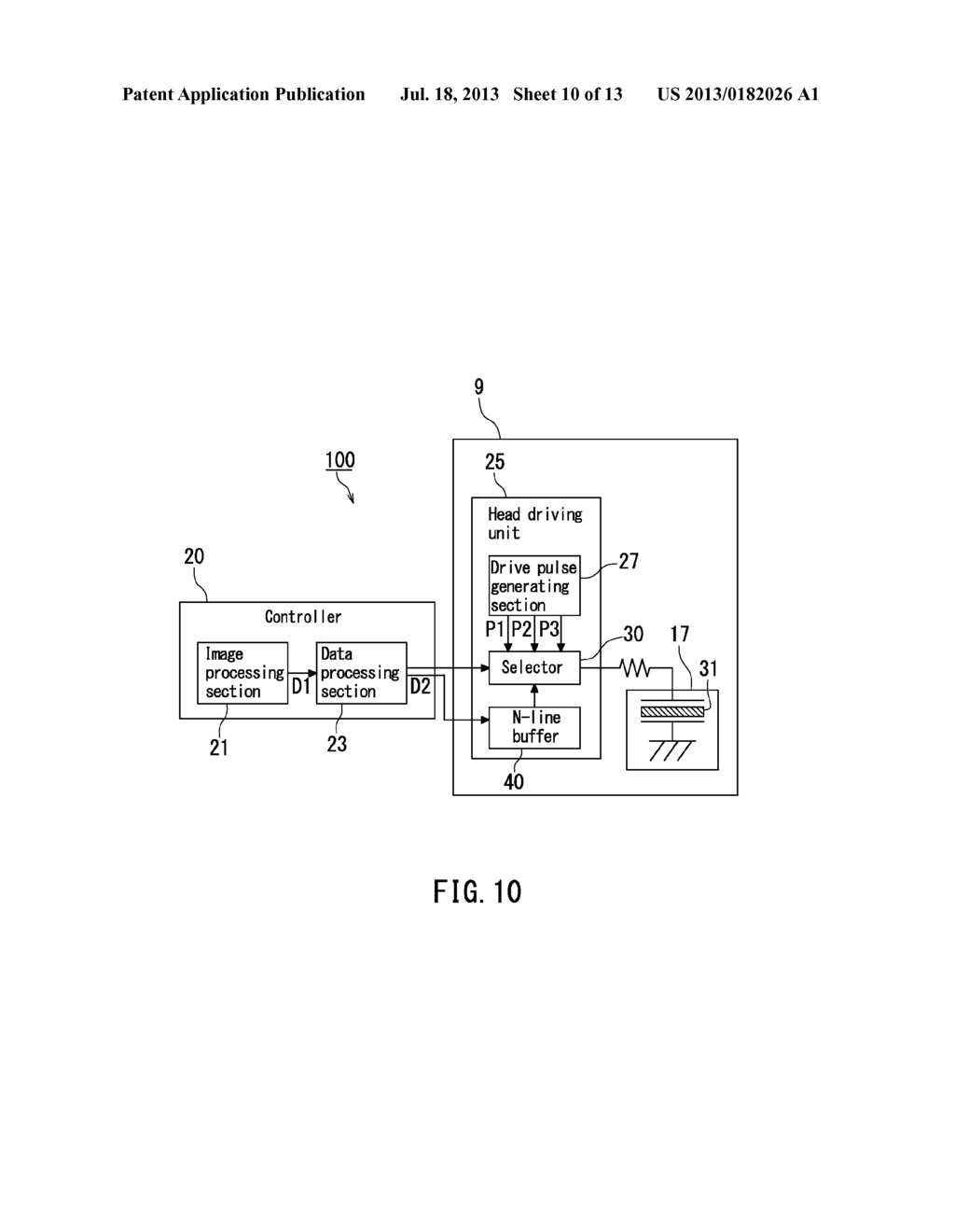 INKJET RECORDING DEVICE AND IMAGE FORMING APPARATUS FOR STABLE INK     EJECTION - diagram, schematic, and image 11