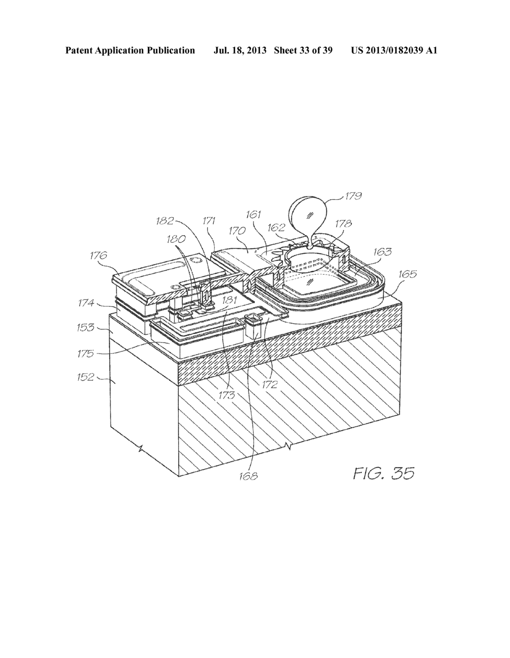 INKJET PRINTER WITH WEB FEED MAINTENANCE ASSEMBLY - diagram, schematic, and image 34