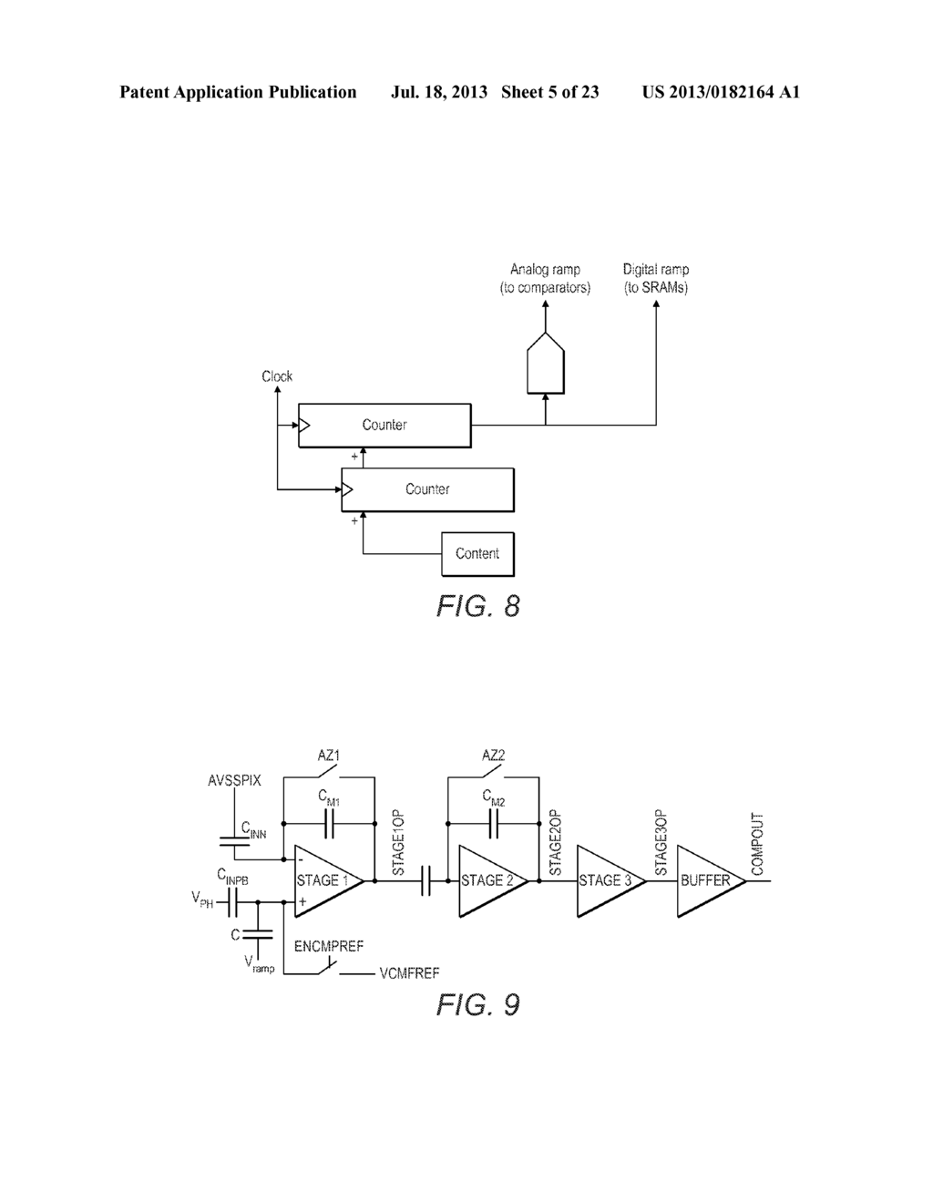 COMPARATOR IMPLEMENTATION FOR PROCESSING SIGNALS OUTPUT FROM AN IMAGE     SENSOR - diagram, schematic, and image 06