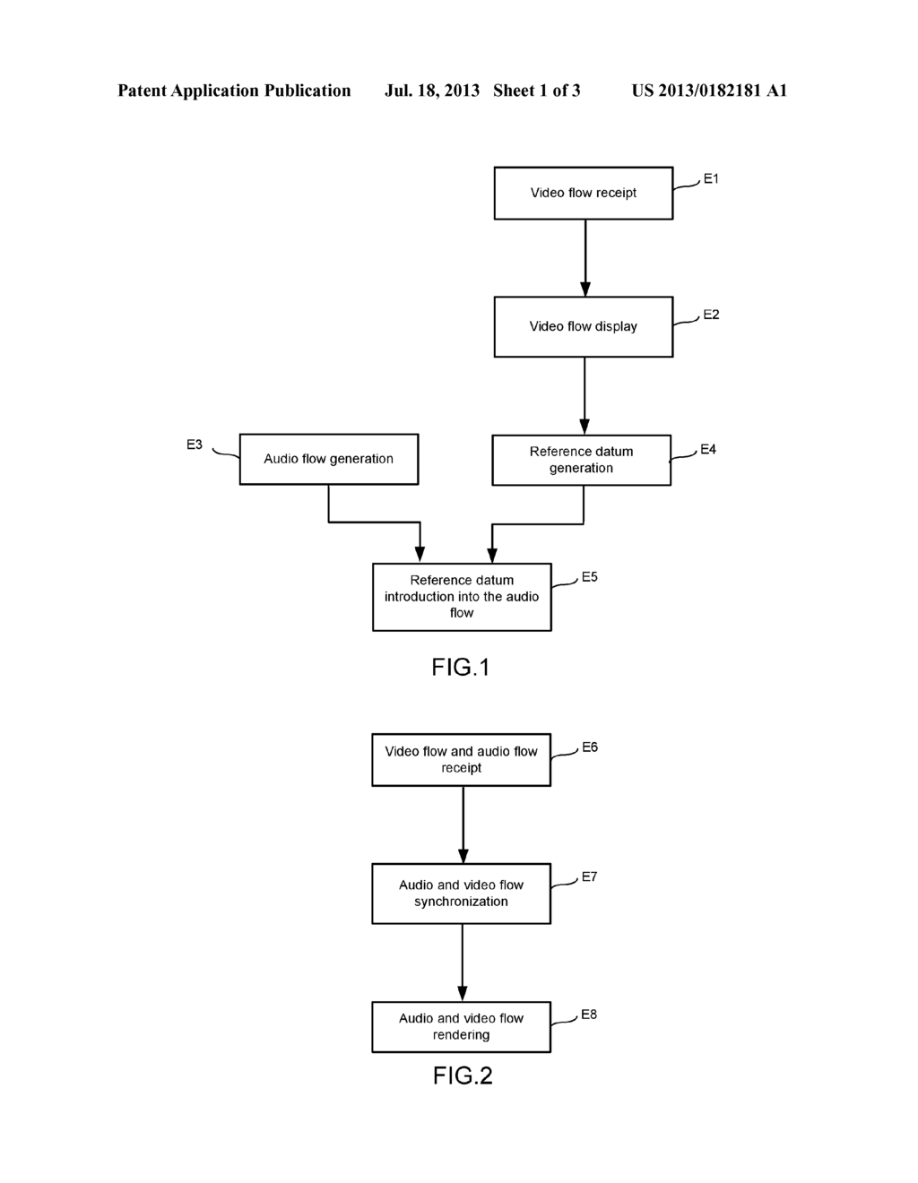 METHODS FOR PROCESSING MULTIMEDIA FLOWS AND CORRESPONDING DEVICES - diagram, schematic, and image 02