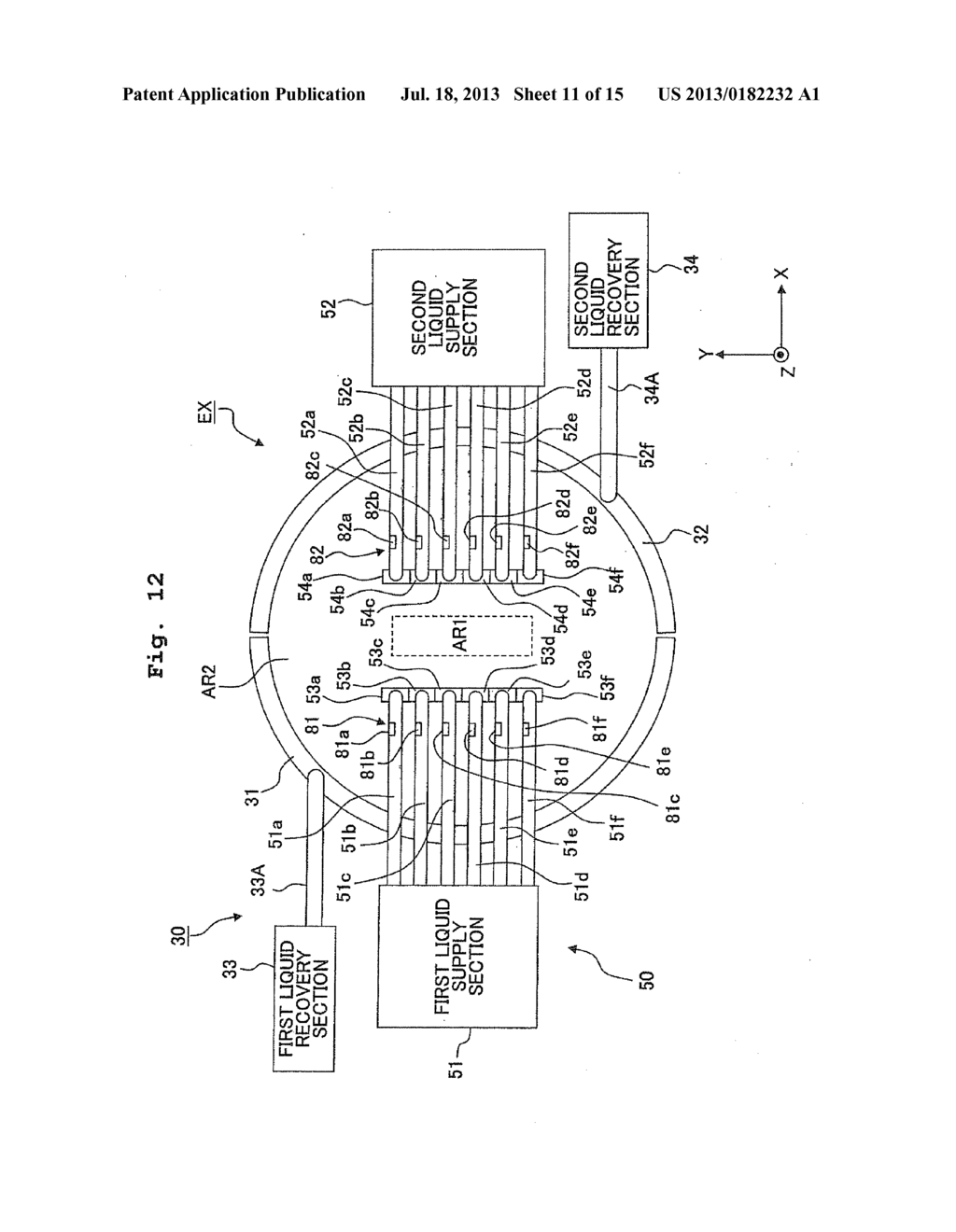 EXPOSURE METHOD, EXPOSURE APPARATUS, AND METHOD FOR PRODUCING DEVICE - diagram, schematic, and image 12