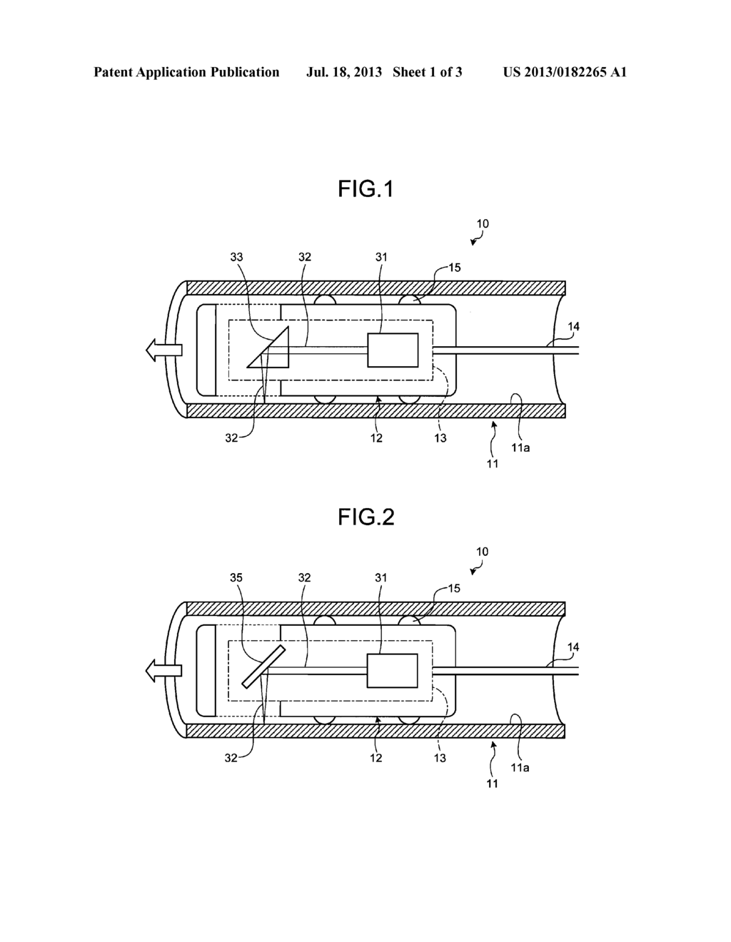 DEVICE FOR MONITORING THICKNESS REDUCTION OF INNER SURFACE IN HEAT     TRANSFER TUBE OR INNER SURFACE IN EVAPORATION TUBE - diagram, schematic, and image 02