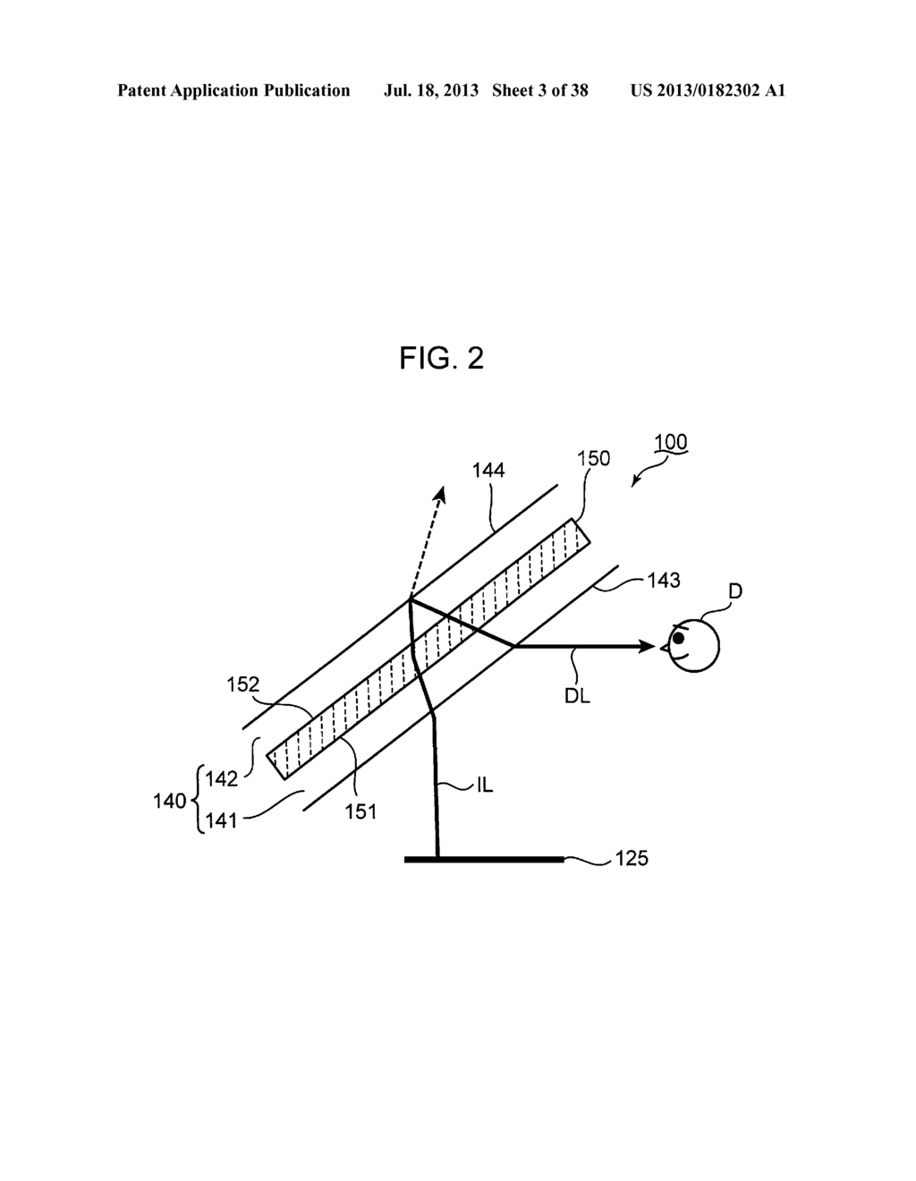 SEE-THROUGH DISPLAY DEVICE AND VEHICLE HAVING SEE-THROUGH DISPLAY DEVICE     MOUNTED THEREON - diagram, schematic, and image 04