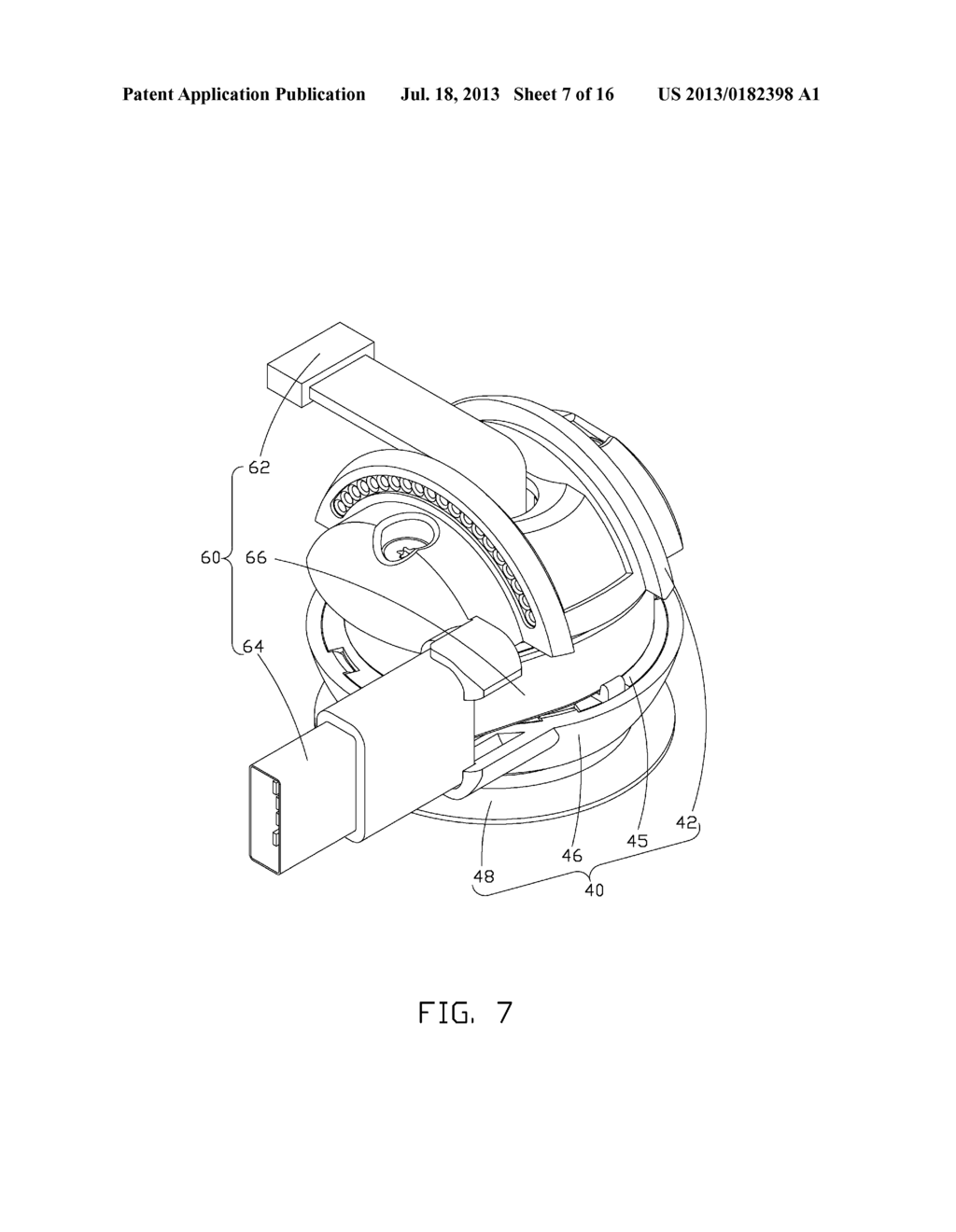 ELECTRONIC DEVICE WITH CABLE COLLECTING FUNCTION - diagram, schematic, and image 08