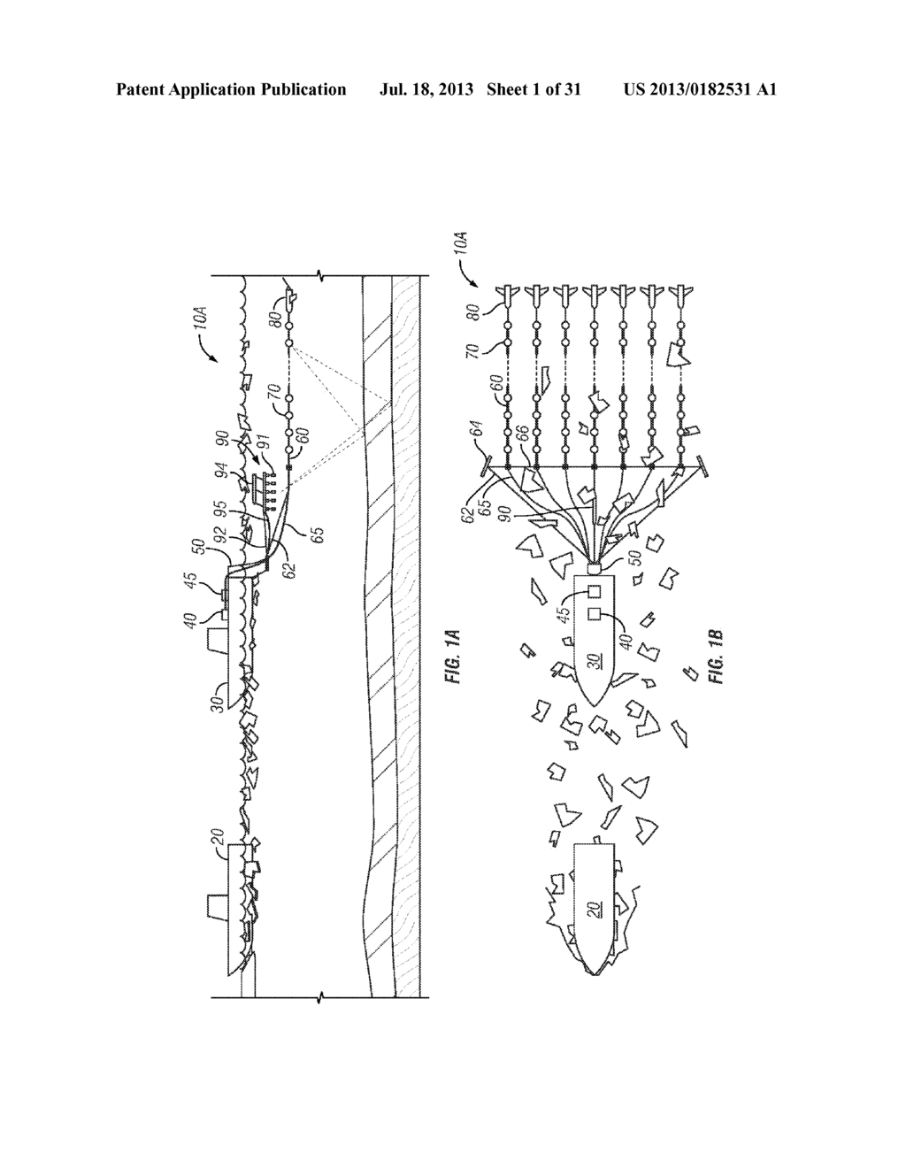 Marine Seismic Surveying with Towed Components Below Water Surface - diagram, schematic, and image 02