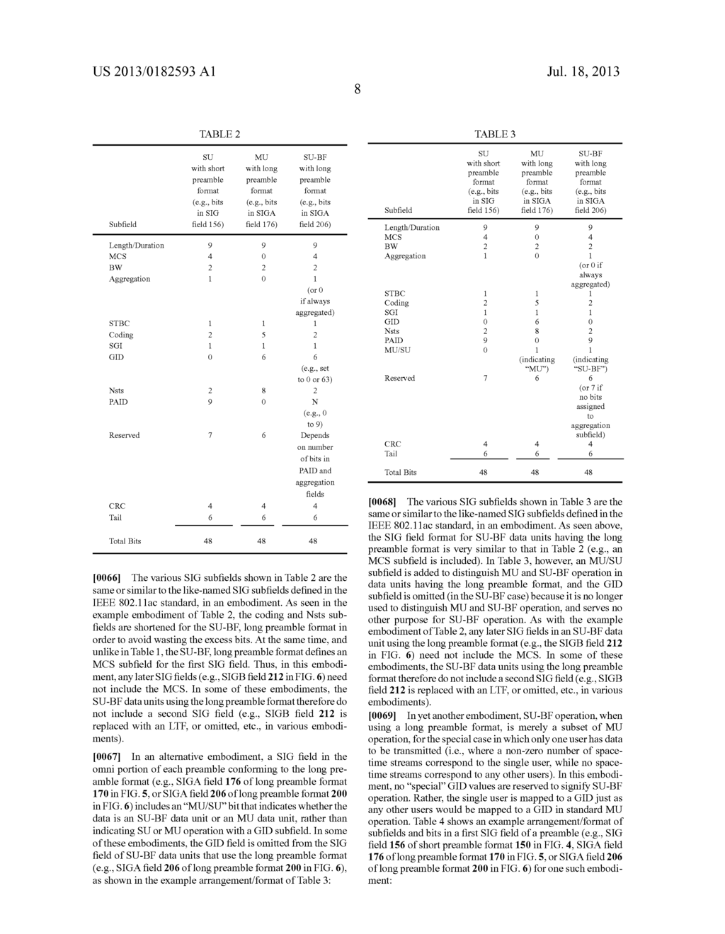 DATA UNIT FORMAT FOR SINGLE USER BEAMFORMING IN LONG -RANGE WIRELESS LOCAL     AREA NETWORKS (WLANS) - diagram, schematic, and image 19