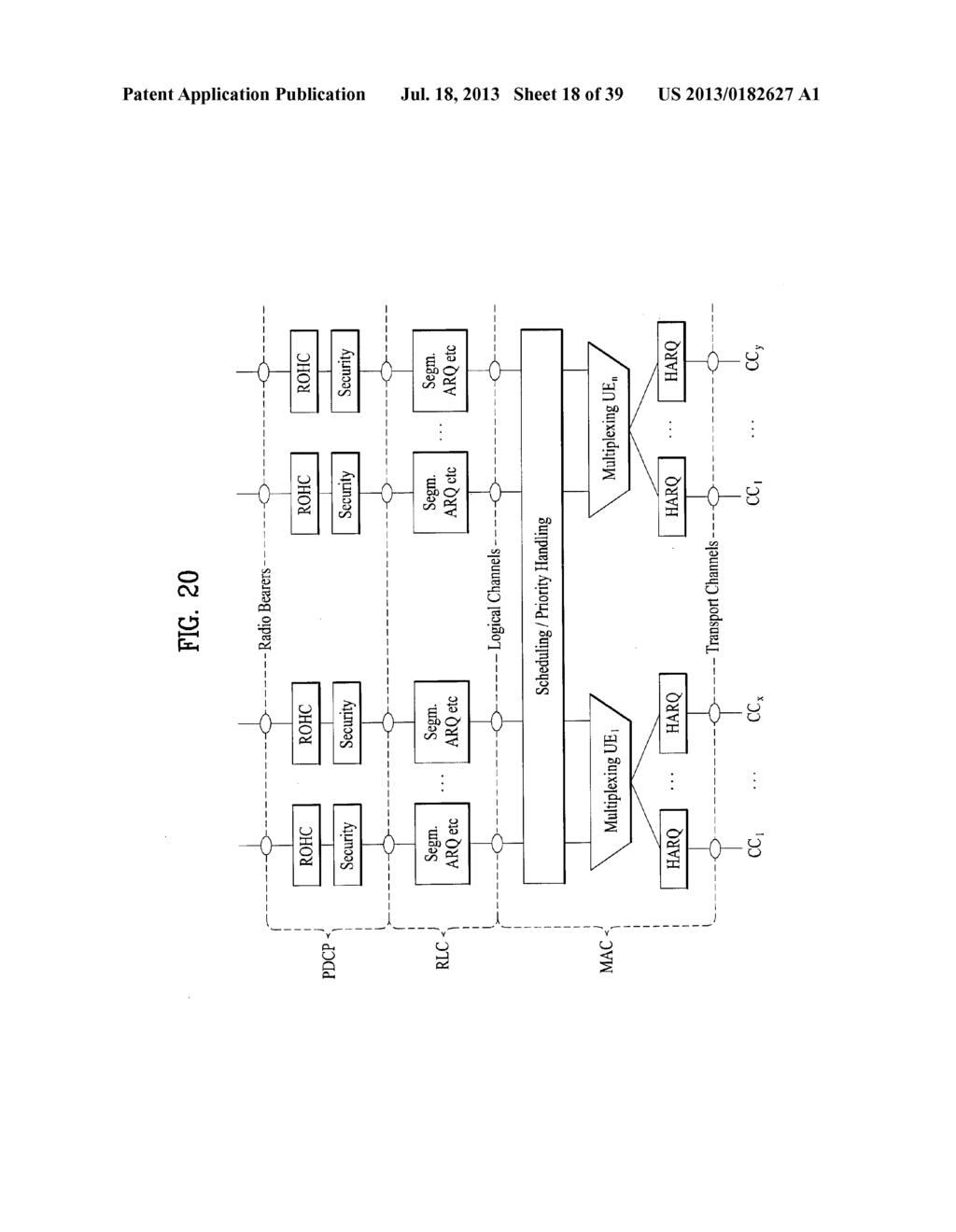 APPARATUS FOR TRANSMITTING CONTROL INFORMATION IN A WIRELESS COMMUNICATION     SYSTEM AND METHOD THEREOF - diagram, schematic, and image 19